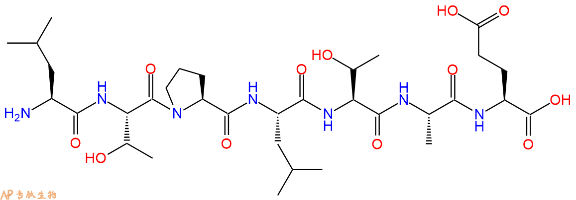 专肽生物产品H2N-Leu-Thr-Pro-Leu-Thr-Ala-Glu-OH