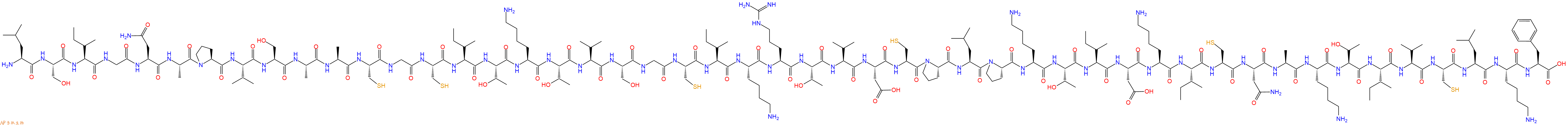 专肽生物产品H2N-Leu-Ser-Ile-Gly-Asn-Ala-Pro-Val-Ser-Ala-Ala-Cys-Gly-Cys-Ile-Thr-Lys-Thr-Val-Ser-Gly-Cys-Ile-Lys-Arg-Thr-Val-Asp-Cys-Pro-Leu-Pro-Lys-Thr-Ile-Asp-Lys-Ile-Cys-Asn-Ala-Lys-Thr-Ile-Val-Cys-Leu-Lys-Phe-OH