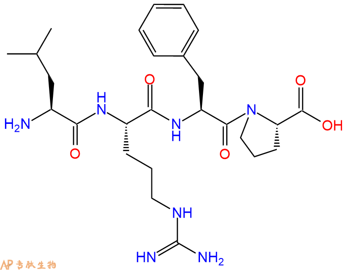 专肽生物产品H2N-Leu-Arg-Phe-Pro-OH
