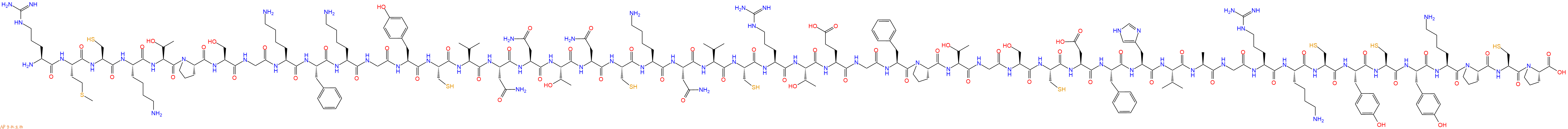 专肽生物产品H2N-Arg-Met-Cys-Lys-Thr-Pro-Ser-Gly-Lys-Phe-Lys-Gly-Tyr-Cys-Val-Asn-Asn-Thr-Asn-Cys-Lys-Asn-Val-Cys-Arg-Thr-Glu-Gly-Phe-Pro-Thr-Gly-Ser-Cys-Asp-Phe-His-Val-Ala-Gly-Arg-Lys-Cys-Tyr-Cys-Tyr-Lys-Pro-Cys-Pro-OH