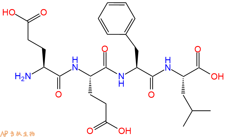专肽生物产品H2N-Glu-Glu-Phe-Leu-OH