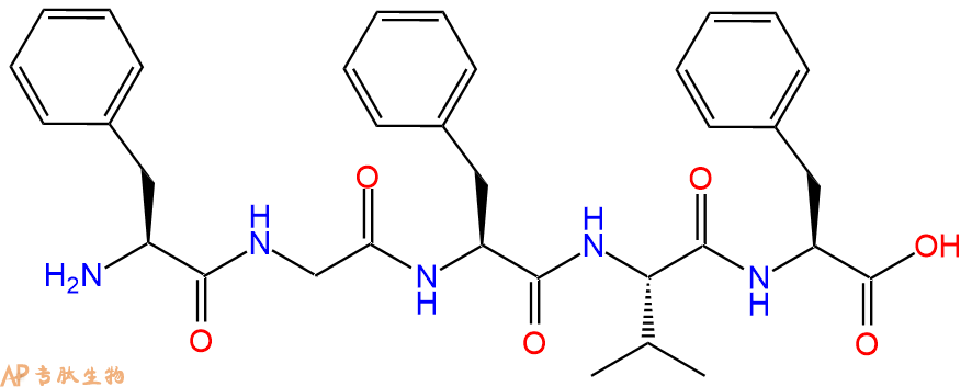 专肽生物产品H2N-Phe-Gly-Phe-Val-Phe-OH