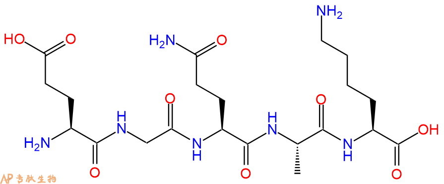 专肽生物产品H2N-Glu-Gly-Gln-Ala-Lys-OH