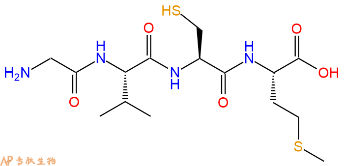 专肽生物产品H2N-Gly-Val-Cys-Met-OH