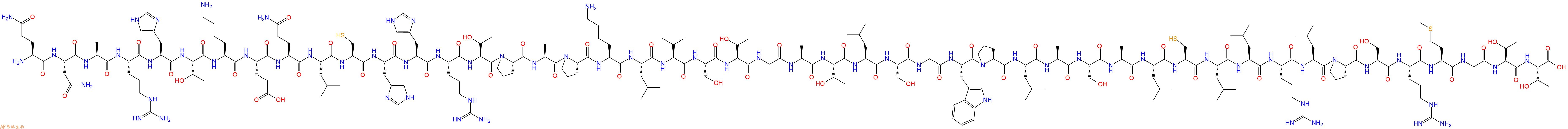 专肽生物产品H2N-Gln-Asn-Ala-Arg-His-Thr-Lys-Glu-Gln-Leu-Cys-His-His-Arg-Thr-Pro-Ala-Pro-Lys-Leu-Val-Ser-Thr-Gly-Ala-Thr-Leu-Ser-Gly-Trp-Pro-Leu-Ala-Ser-Ala-Leu-Cys-Leu-Leu-Arg-Leu-Pro-Ser-Arg-Met-Gly-Thr-Thr-OH