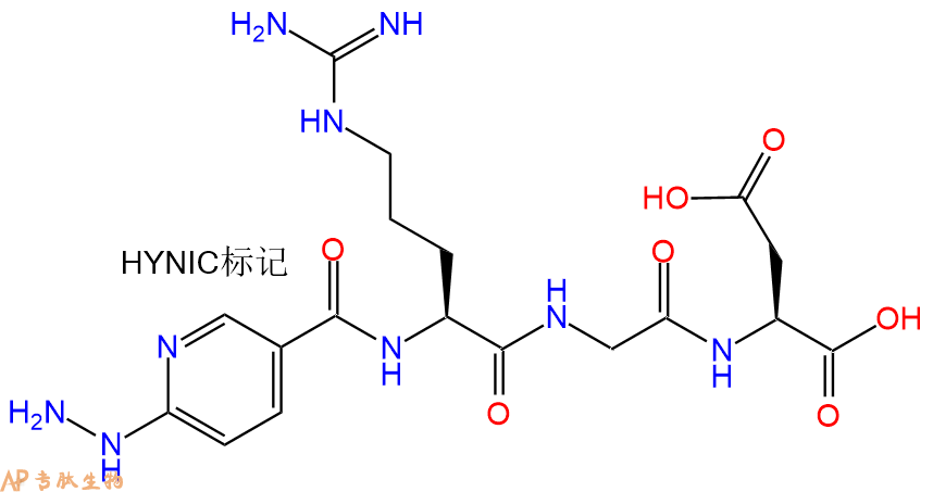 专肽生物产品HYNIC-Arg-Gly-Asp-OH