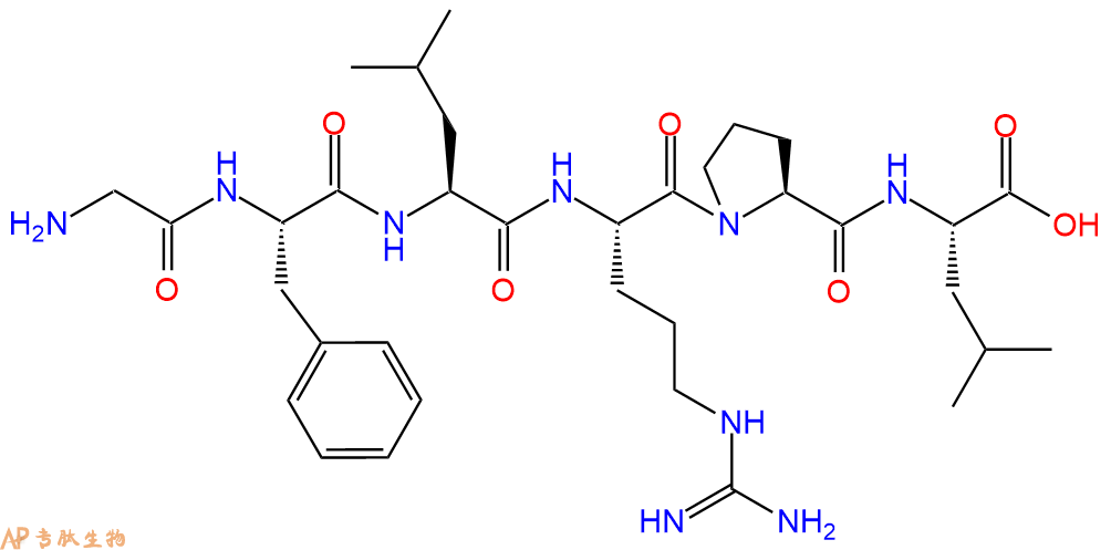 专肽生物产品H2N-Gly-Phe-Leu-Arg-Pro-Leu-OH