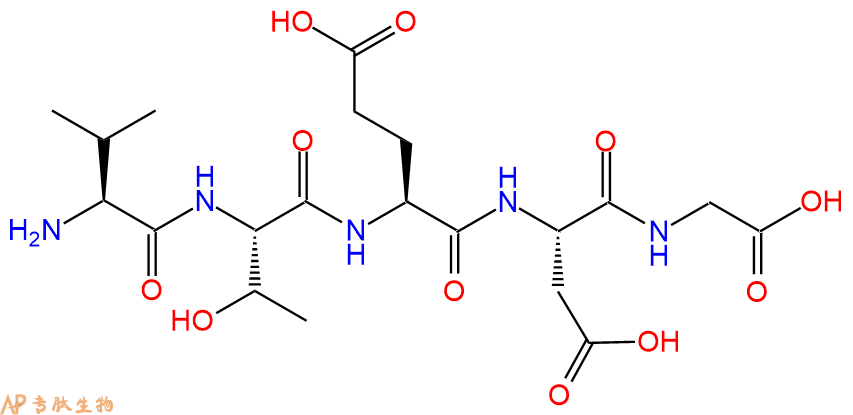 专肽生物产品H2N-Val-Thr-Glu-Asp-Gly-OH
