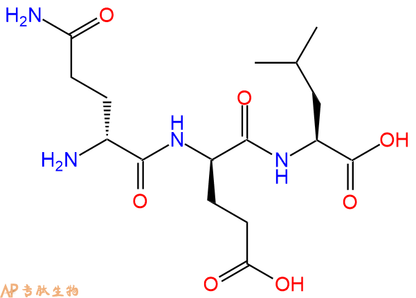 专肽生物产品H2N-DGln-DGlu-Leu-OH