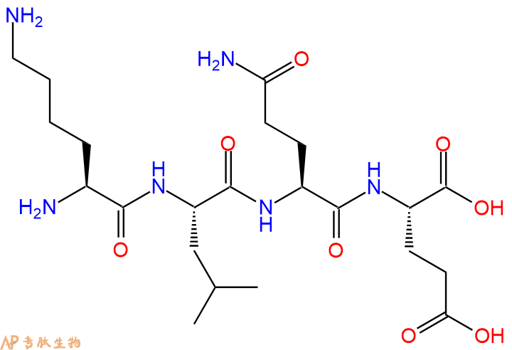 专肽生物产品H2N-Lys-Leu-Gln-Glu-OH