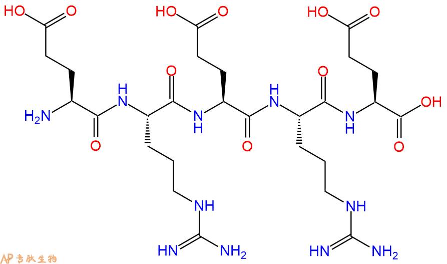 专肽生物产品H2N-Glu-Arg-Glu-Arg-Glu-OH