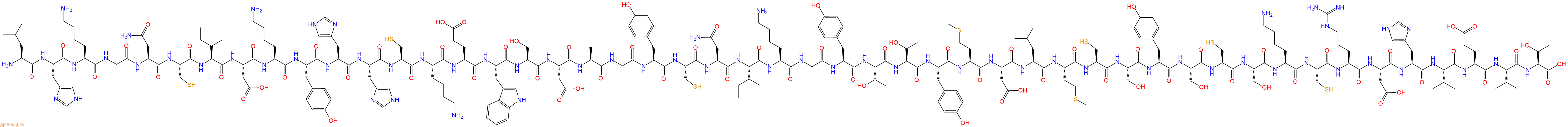 专肽生物产品H2N-Leu-His-Lys-Gly-Asn-Cys-Ile-Asp-Lys-Tyr-His-His-Cys-Lys-Glu-Trp-Ser-Asp-Ala-Gly-Tyr-Cys-Asn-Ile-Lys-Gly-Tyr-Thr-Thr-Tyr-Met-Asp-Leu-Met-Cys-Ser-Tyr-Ser-Cys-Ser-Lys-Cys-Arg-Asp-His-Ile-Glu-Val-Thr-OH