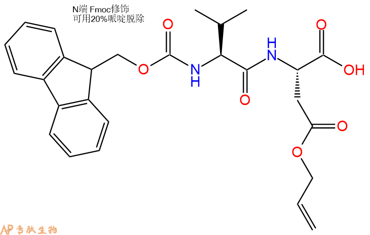 专肽生物产品Fmoc-Val-Asp(OAllyl)-OH