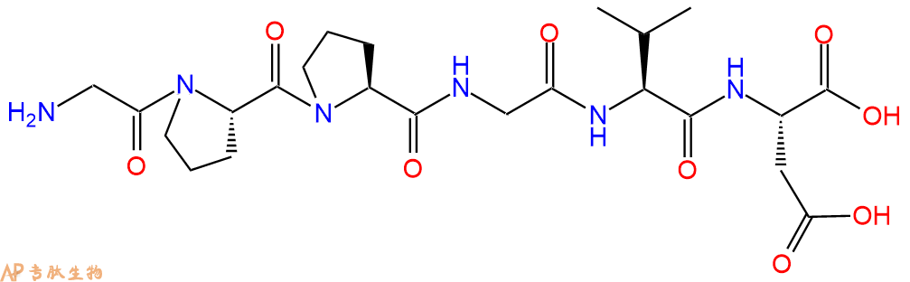 专肽生物产品H2N-Gly-Pro-Pro-Gly-Val-Asp-OH