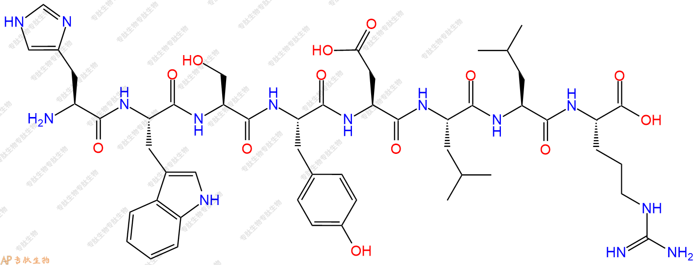 专肽生物产品H2N-His-Trp-Ser-Tyr-Asp-Leu-Leu-Arg-OH