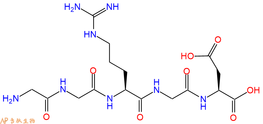 专肽生物产品H2N-Gly-Gly-Arg-Gly-Asp-OH