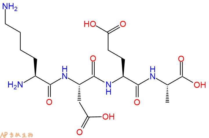 专肽生物产品H2N-Lys-Asp-Glu-Ala-OH