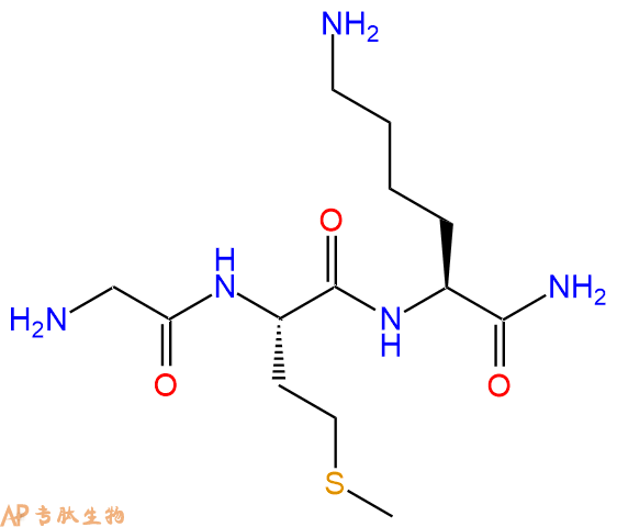 专肽生物产品H2N-Gly-Met-Lys-NH2