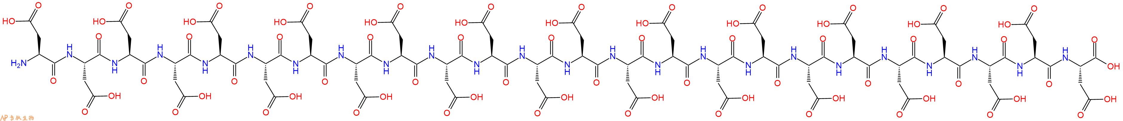 专肽生物产品H2N-Asp-Asp-Asp-Asp-Asp-Asp-Asp-Asp-Asp-Asp-Asp-Asp-Asp-Asp-Asp-Asp-Asp-Asp-Asp-Asp-Asp-Asp-Asp-Asp-OH