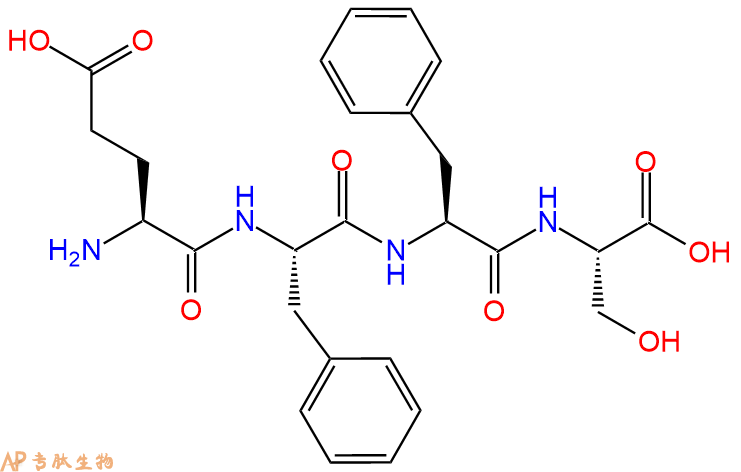 专肽生物产品H2N-Glu-Phe-Phe-Ser-OH