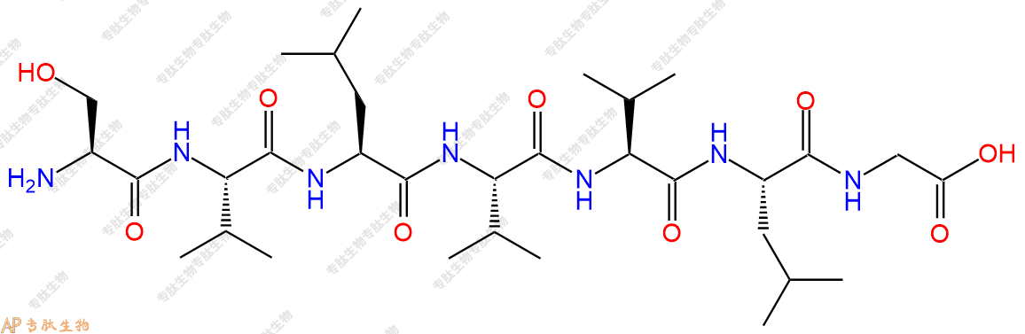 专肽生物产品H2N-Ser-Val-Leu-Val-Val-Leu-Gly-OH