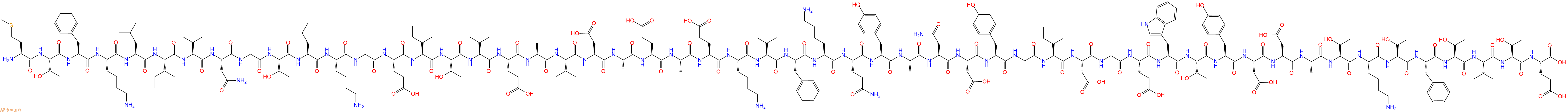 专肽生物产品H2N-Met-Thr-Phe-Lys-Leu-Ile-Ile-Asn-Gly-Thr-Leu-Lys-Gly-Glu-Ile-Thr-Ile-Glu-Ala-Val-Asp-Ala-Glu-Ala-Glu-Lys-Ile-Phe-Lys-Gln-Tyr-Ala-Asn-Asp-Tyr-Gly-Ile-Asp-Gly-Glu-Trp-Thr-Tyr-Asp-Asp-Ala-Thr-Lys-Thr-Phe-Thr-Val-Thr-Glu-OH