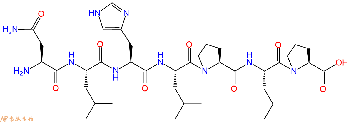 专肽生物产品H2N-Asn-Leu-His-Leu-Pro-Leu-Pro-OH