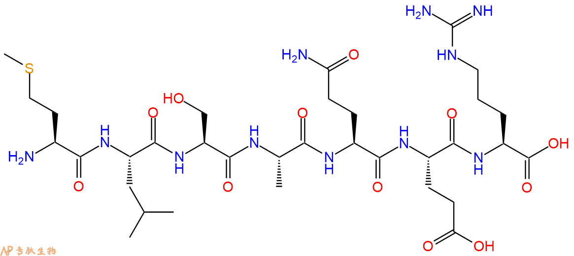 专肽生物产品H2N-Met-Leu-Ser-Ala-Gln-Glu-Arg-OH