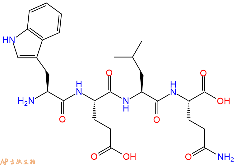 专肽生物产品H2N-Trp-Glu-Leu-Gln-OH