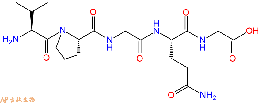 专肽生物产品H2N-Val-Pro-Gly-Gln-Gly-OH