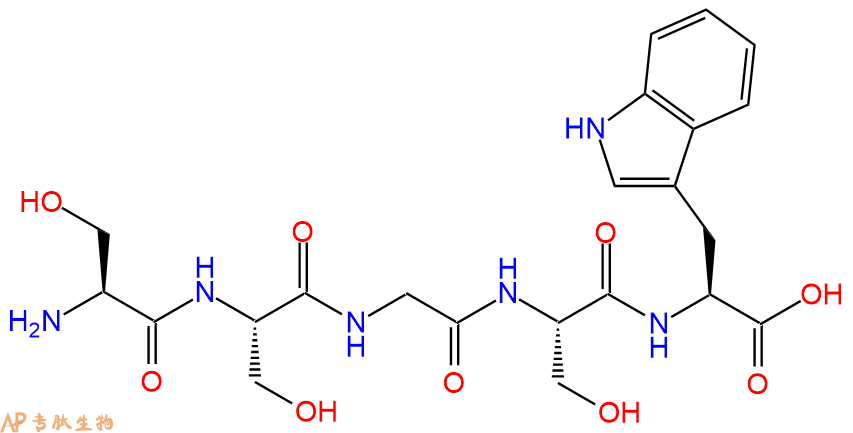 专肽生物产品H2N-Ser-Ser-Gly-Ser-Trp-OH