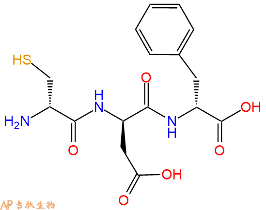 专肽生物产品H2N-DCys-DAsp-DPhe-OH