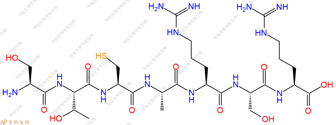 专肽生物产品H2N-Ser-Thr-Cys-Ala-Arg-Ser-Arg-OH