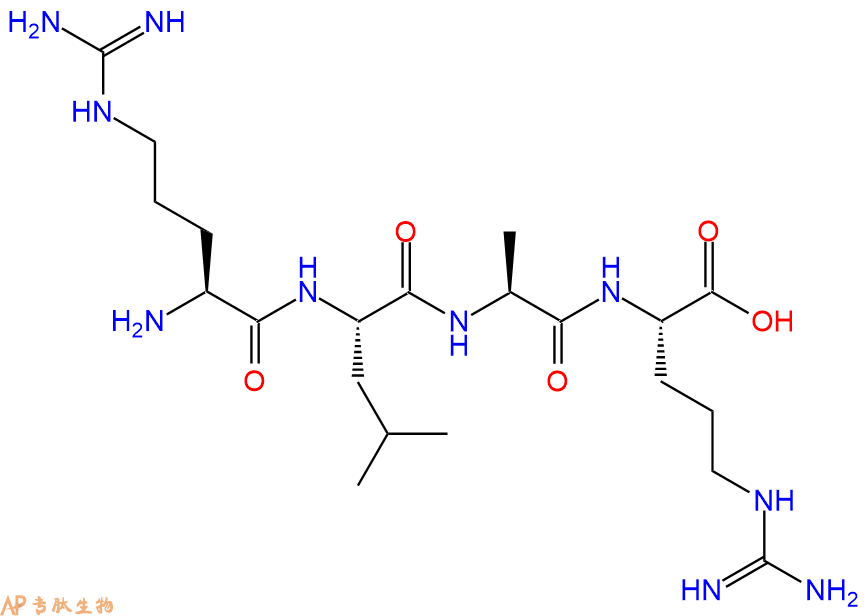专肽生物产品H2N-Arg-Leu-Ala-Arg-OH