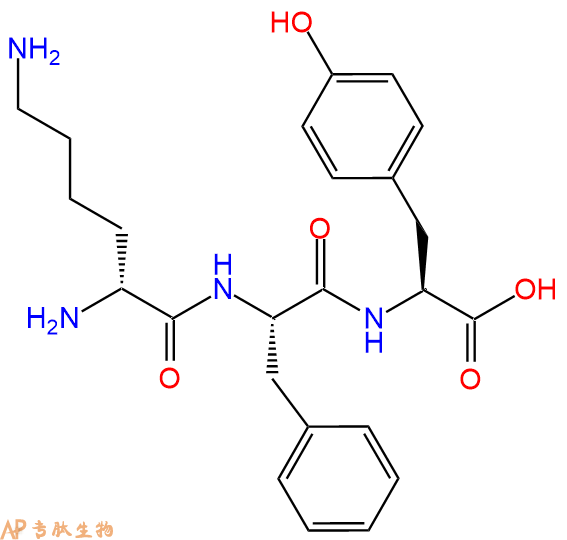 专肽生物产品H2N-DLys-Phe-Tyr-OH