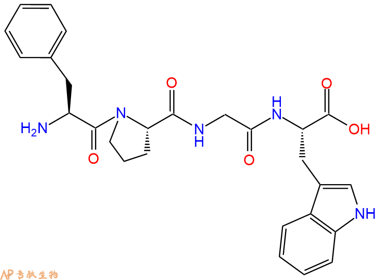 专肽生物产品H2N-Phe-Pro-Gly-Trp-OH