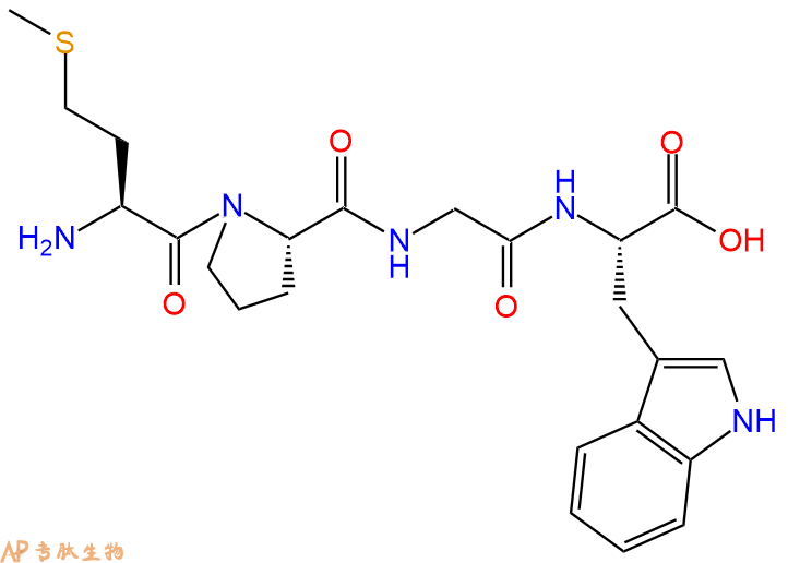 专肽生物产品H2N-Met-Pro-Gly-Trp-OH