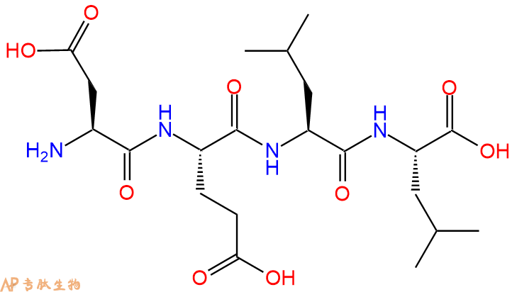 专肽生物产品H2N-Asp-Glu-Leu-Leu-OH