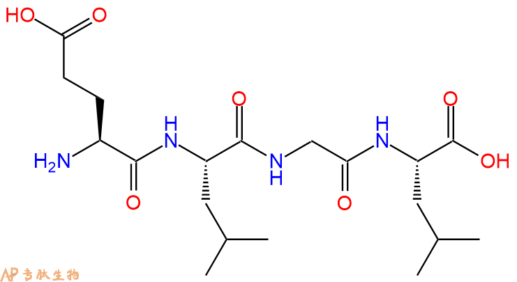 专肽生物产品H2N-Glu-Leu-Gly-Leu-OH
