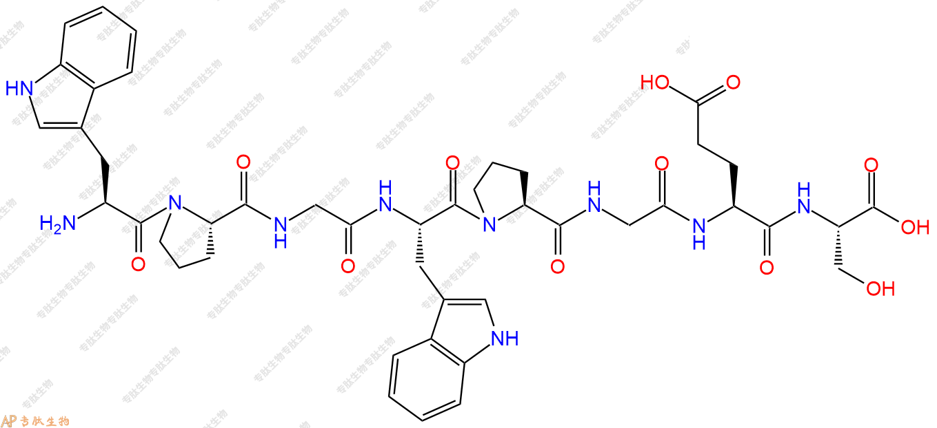 专肽生物产品H2N-Trp-Pro-Gly-Trp-Pro-Gly-Glu-Ser-OH