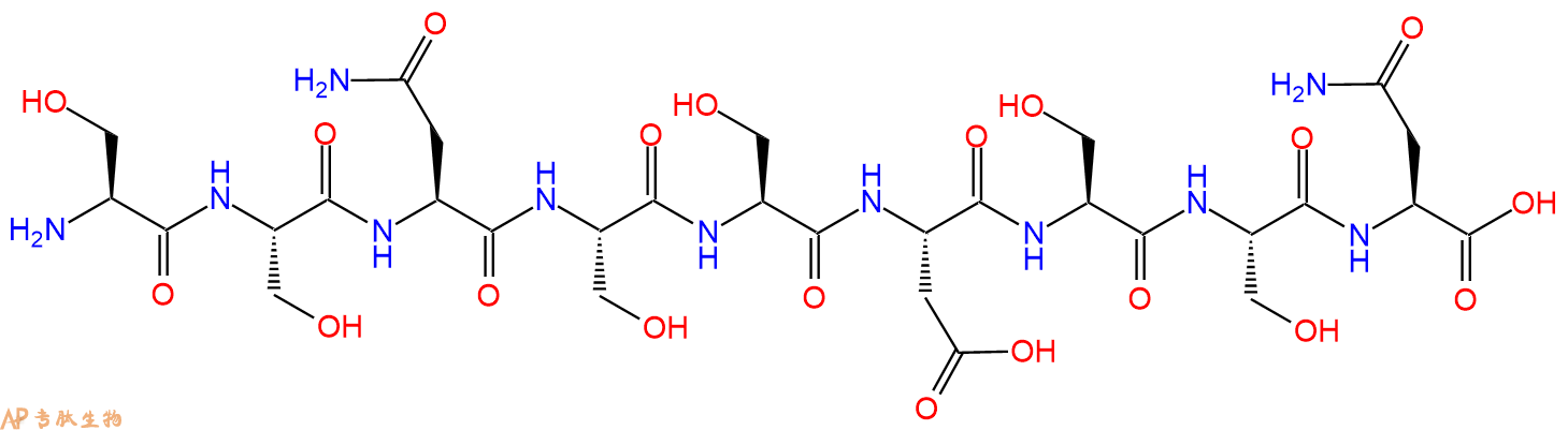 专肽生物产品H2N-Ser-Ser-Asn-Ser-Ser-Asp-Ser-Ser-Asn-OH
