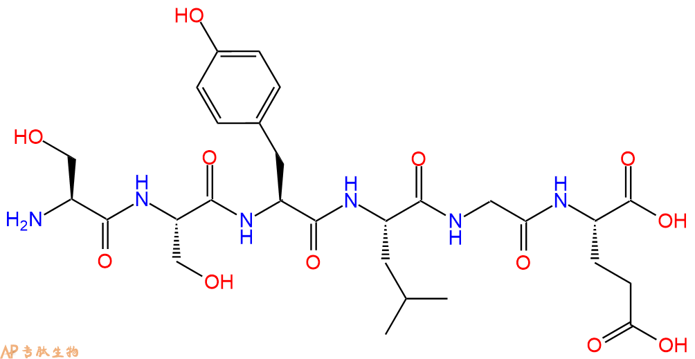 专肽生物产品H2N-Ser-Ser-Tyr-Leu-Gly-Glu-OH