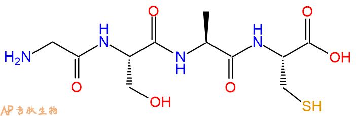 专肽生物产品H2N-Gly-Ser-Ala-Cys-OH
