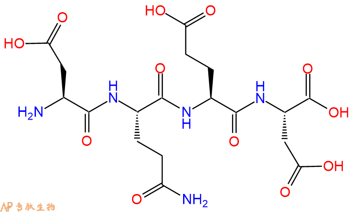 专肽生物产品H2N-Asp-Gln-Glu-Asp-OH