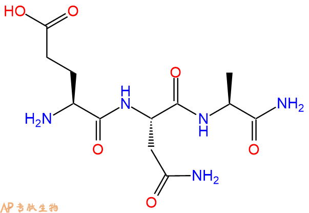 专肽生物产品H2N-Glu-Asn-Ala-CONH2