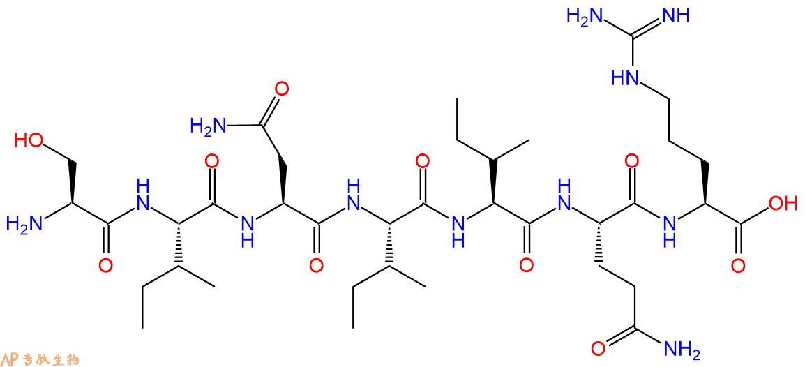 专肽生物产品H2N-Ser-Ile-Asn-Ile-Ile-Gln-Arg-OH