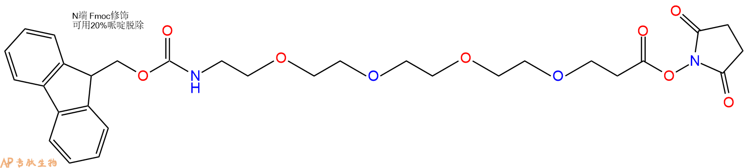 专肽生物产品Fmoc-NH-PEG4-NHS ester1314378-14-7