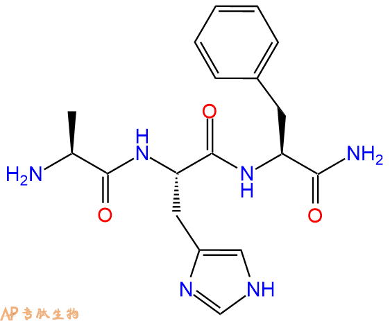 专肽生物产品H2N-Ala-His-Phe-CONH2