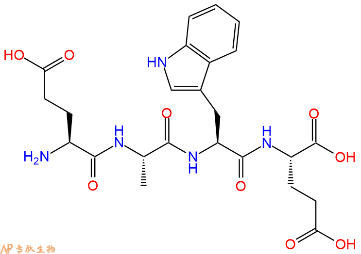 专肽生物产品H2N-Glu-Ala-Trp-Glu-OH