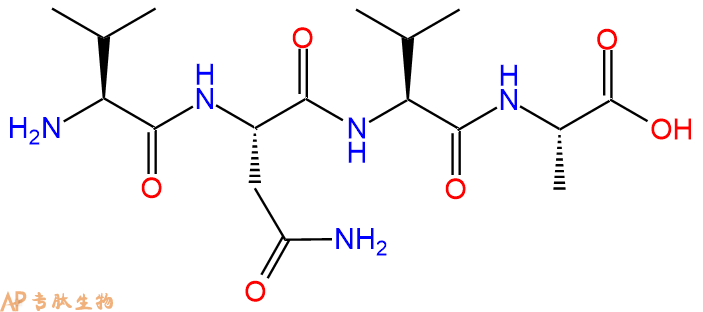 专肽生物产品H2N-Val-Asn-Val-Ala-OH